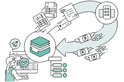 請求書の発行から入金消込までぜ〜んぶ自動化！『invox発行請求書』の媒体資料